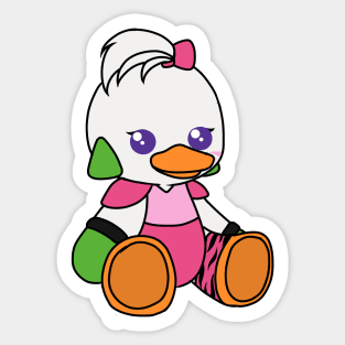 chica plush Sticker